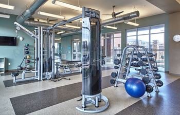 Modern fitness center